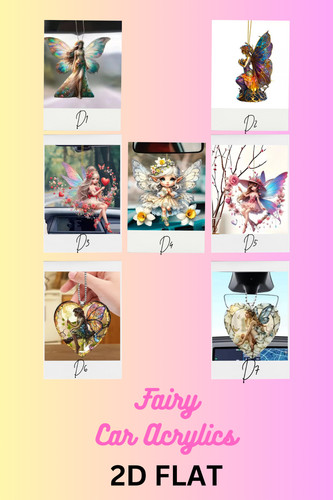 Fairy acrylic hanging - acrylic,