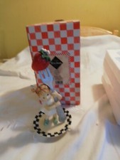 My Little Kitchen Fairies "Dinner Fairie" 2001 G.G. Santiago Fairy Boxed 