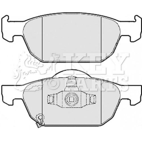 Brake pads set for honda - pads,