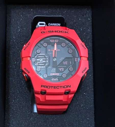 Casio shock b001 red - casio, g-shock
