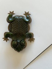 Art Deco dark green bakelite
