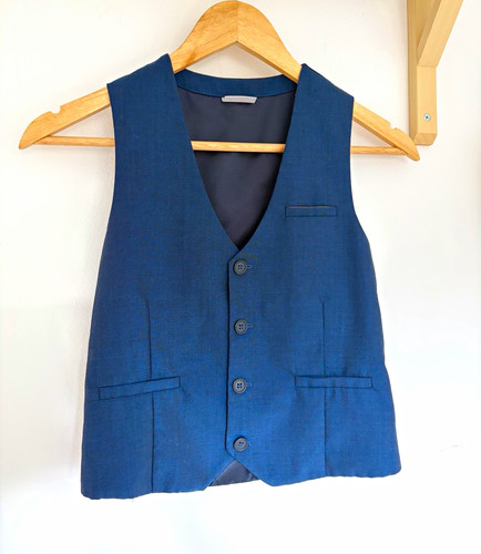 Next boys blue waistcoat - boys,