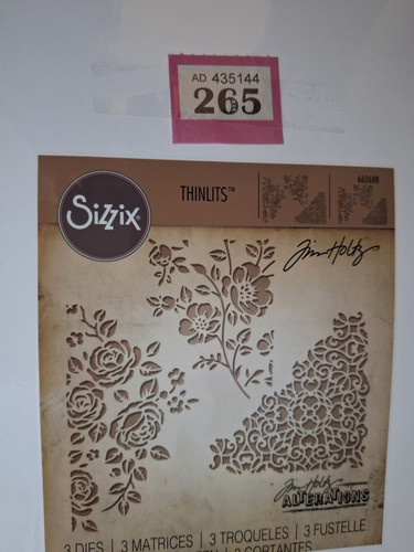 Sizzix floral background - sizzix,