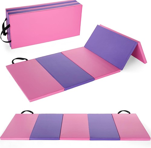 Folding gymnastics mat - folding, thick