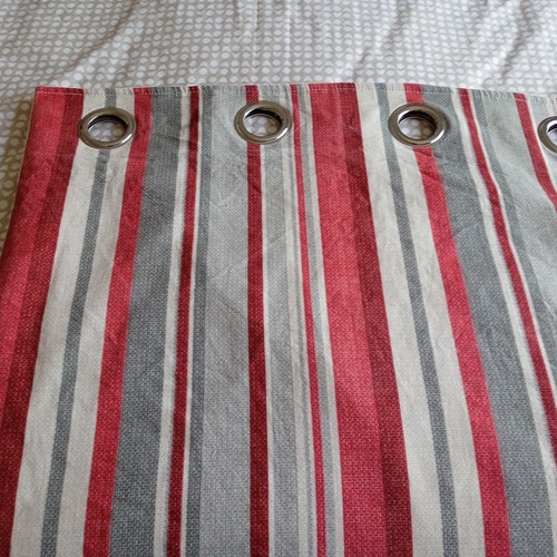Lined eyelet curtains long - eyelet,