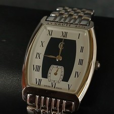 Cerruti 1881 213.128 Swiss Watch Silver Tone Bracelet Strap -CP