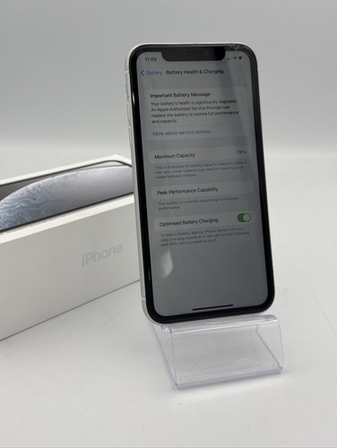 Apple iphone 64gb white - xr,
