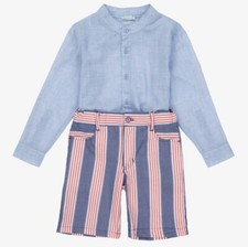 Tutto Piccolo Boys Blue Cotton