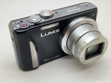 NrMint Panasonic Lumix DMC-TZ25 12.1MP Black Digital Camera With Charge Lead