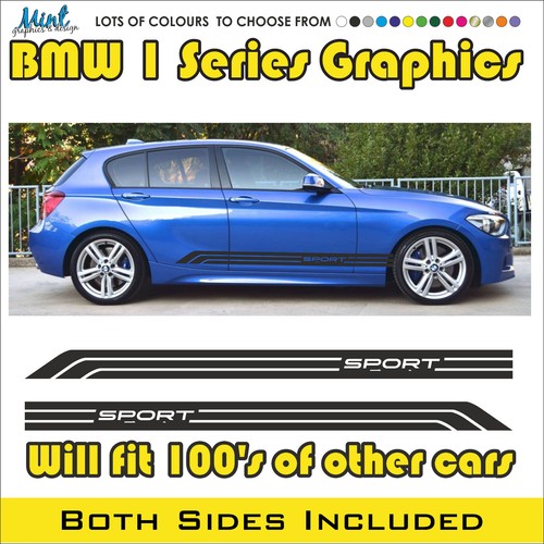 Bmw series side stripes - side,