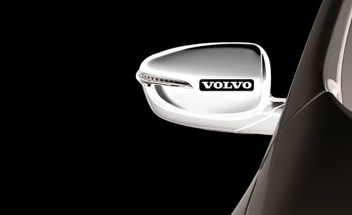 Volvo wing mirror black vinyl - volvo,
