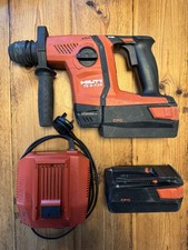 Hilti TE6A 36v SDS 2x 5.2 Batteries Drill & Charger Chisel Action & breaker Mode