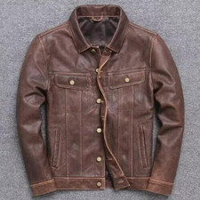 Men's Real Distressed Leather