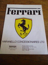 FERRARI BB 512, 400, 308 GT4