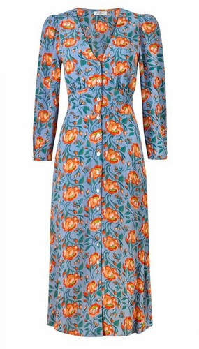 Cath kidston mid blue button - cath,