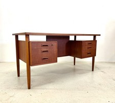 Danish Teak 'Floating-Top' Desk, 1960s.