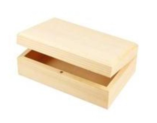 Wood jewellery trinket box - wood,