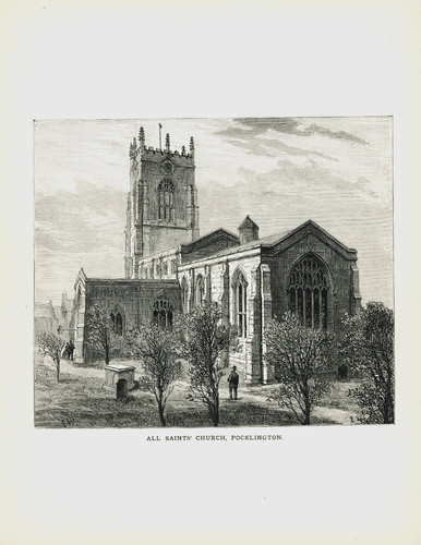 Antique print all saints - print:, saints'