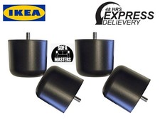 4 X BLACK PLASTIC M8 SOFA BED