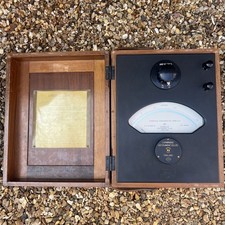 Vintage Cambridge Dynamometer Ammeter with Wood Box, Cambridge Instrument Co Ltd