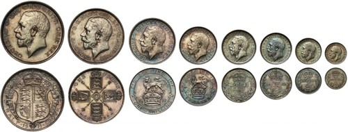 George 1911 coin - george, v