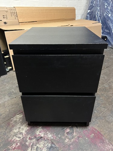 Ikea malm black brown - x,