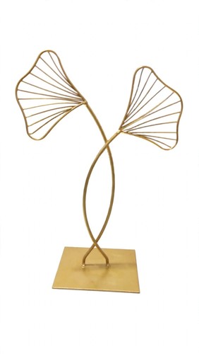 Modern gold ginkgo leaf - ginkgo,