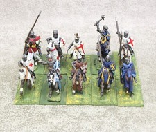 25mm Medieval metal MOUNTED
