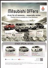 Mitsubishi Special Offers 2011-12 UK Market Single Sheet Brochure Shogun L200