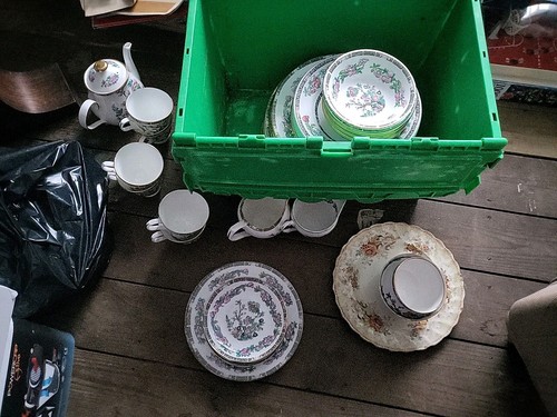 Bone china plates bowls - 49,