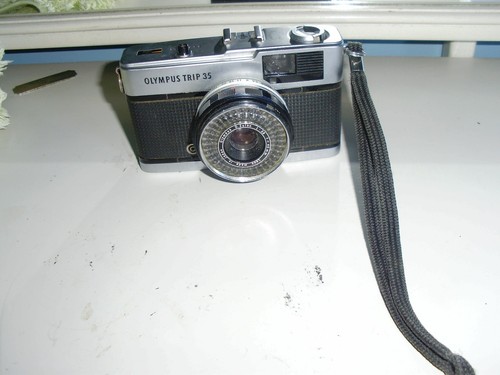 Vintage olympus trip - olympus, film