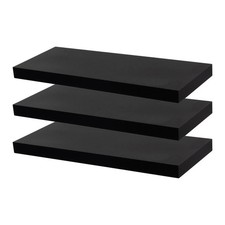 Black Floating Wall Shelves