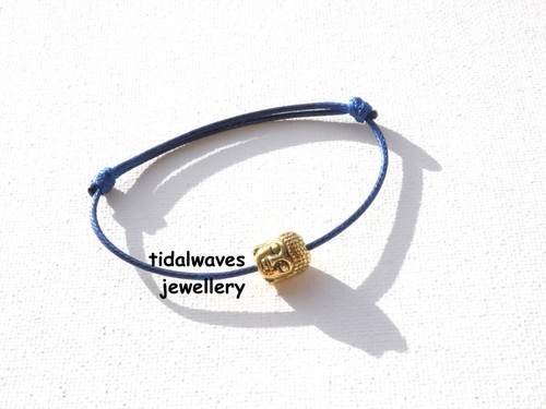 Waxed cotton cord bracelet - cord,