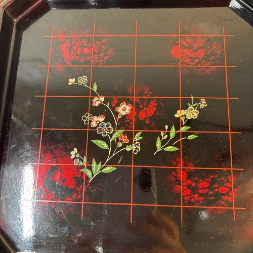 Japanese lacquer tray - japanese,