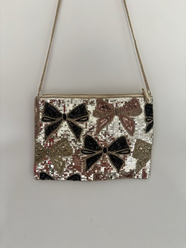 Sequin bow metallic - sequin,