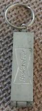 BUDWEISER Metal Bottle Opener Keychain Key Ring Beer Bar Tool Portable Keyring