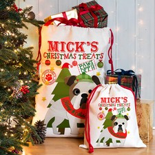 Bulldog Christmas Sack