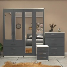 Pre Assembled 4 Door Bedroom