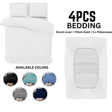 4 Piece Complete Bedding Set
