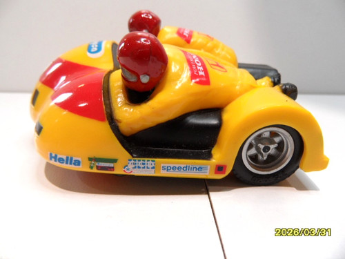 Scalextric motorbike sidecar - scalextric,