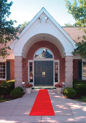 Red carpet aisle runner - red,