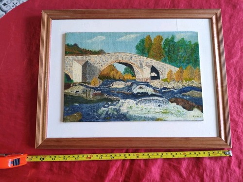 Oil painting invercauld - painting, of