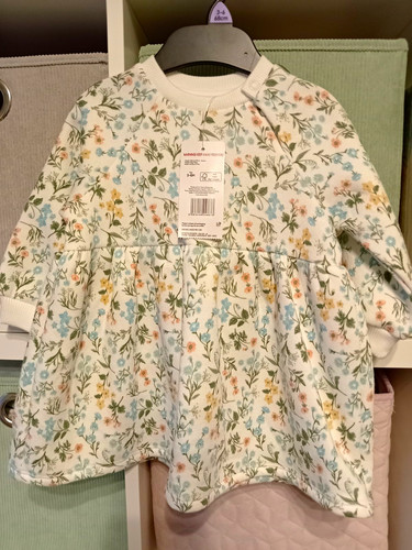 Tesco baby girls floral long - baby,