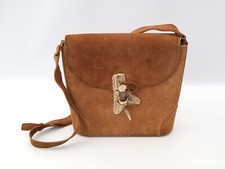 Vintage Deerskin Antler Bag Hunting Viking Medieval Mountain Suede Bone Brown