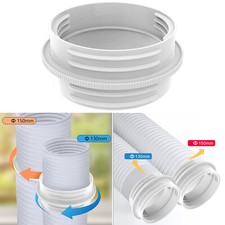 130/150mm Air Conditioner Window Exhaust Duct Pipe Hose Interface Connector UK