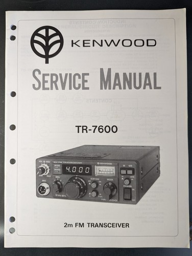 Original kenwood 7600 - original, tr-7600