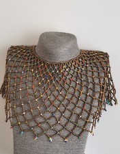 Multicoloured Zulu Choker Glass Beaded Necklace Handmade In Africa Unique Gift