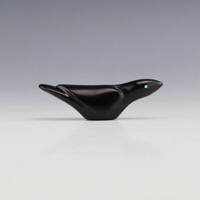 NATIVE AMERICAN ZUNI JET RAVEN