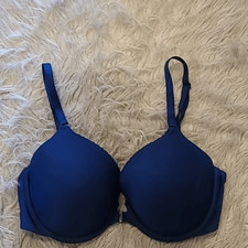 Victoria secret womens navy blue perfect coverage front enclosure bra