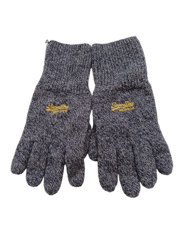 Superdry men gloves blue - gloves,